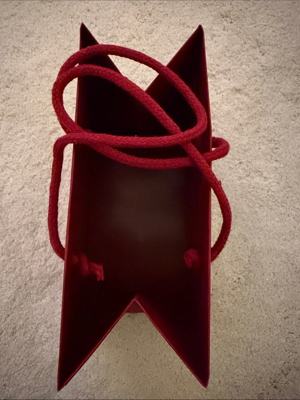 Salvatore Ferragamo Red Bag with Logo - Small great gift bag